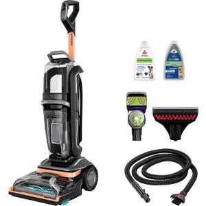 BISSELL Revolution HydroSteam Pet Carpet Cleaner, Upright Deep Cleaner, HydroSteam Technology, 2-in-1 Pet Upholstery Tool & Formulas Included, 3432
