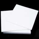 PTFE Plastic Sheet, Virgin PTFE Sheet Teflon Sheets - 100mmx200mm Thickness 1mm Non Stick Sheets for Gasket Seals Liners Bearings