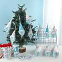 2 x Peryiter 10 Set Christmas Nurse Gnomes Hanging Ornaments Gifts Blue and White Plush Santa Elf Christmas Appreciation Gifts for Adults Nurse Doctor Coworker Staffs Team or Xmas Tree Home Office Decor