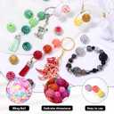160pcs 16mm Rhinestone Beads for Craft, 32 Colors DIY Round Crystal Disco Ball Resin Rhinestone Chunky DIY Spacer Beads, for Pens, Jewelry Making, Bracelets, Necklace
