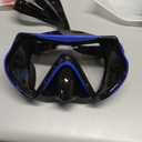 Snorkeling Gear for Adults, Dry Snorkel Mask Set, Scuba Diving Snorkle mask Set Adult, Panoramic Wide View Anti-Fog Dive mask, Swimming Diving Snorkeling Packages (Blue+pink2 set)