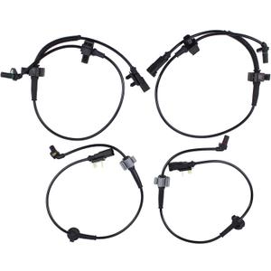 Front and Rear Driver and Passenger Side ABS Sensor for Chevy Silverado 1500 2014-18, Tahoe 2015-17, GMC Sierra 1500 2014-18, Yukon 2015-17