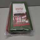 Christmas Wrapping Paper Organizer Storage, with Straps & Pockets, Gift Wrap Organizer Bag for Christmas Decorations, Fits Upto 24 Rolls, Underbed Storage for Holiday Decoration, (Green)