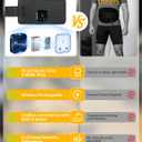Red Light Therapy Belt for Back Waist: Cordless Rechargeable Infrared Red Light Therapy for Body Joint & Muscle Comfort 660nm & 850nm Portable Wrap for Home Office, Gifts for Mother's/Father's Day