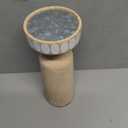 Pieces Wood Pillar Candle Holders, Mango Wooden Candlesticks Holders 10 Inch