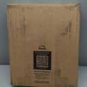 Mayfair Padded Toilet Seat with Chrome Hinges, Soft Vinyl over Wood Core Seat, Made in USA, Round, White (Elongated)