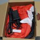 Christmas Decorations Inflatables Outdoor, 7.55FT Long Gnome Xmas Blow Up Built-in LED Lights with Trumpets, Stars and Gift Box Holiday Decor for Garden Lawn Yard Patio Bistro Indoor (White, Red, Yellow and Green)