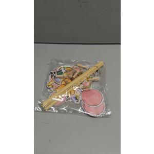 Classic Winnie Bear Friends Cutouts Prop with Stand - 8 Patterns Baby Shower & Birthday Decorations Centerpiece Double-Sided Printing