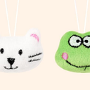 VISATOR 25pcs Mini Stuffed Animals Keychains– Small Plush Toys Bulk for Claw Machine Prizes, Christmas Party Favors for Kids, Classroom Rewards, Carnival Gifts, Goodie Bags, Easter & Birthday Gifts