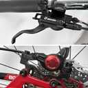 Zoom HB875 Hydraulic Disc Brakes Set, Black, Mountain Bike Left Front 850mm Right Rear 1450mm, Suitable for Mountain Bikes and Fat Bikes