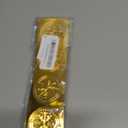 Peacoblue Gold Foil Stickers Seals Embossed 2 Inch 100Pcs Snowflake for Christmas Gift Present Card Decor, Envelop Seals, Family Party Invitation, Self Adhesive Gold Around Embossing Stickers