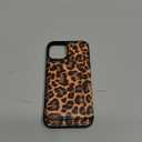 for iPhone 11 Case with Wallet - Fits 4 Card Slots, Compatible with MagSafe for Women Aesthetic Durable PU Leather Credit Card Holder Kickstand Phone Cover for Apple 11, Leopard