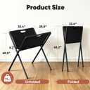 Mocomax Canvas Art Print Rack, Portable Folding Art Display Stand for Painting, Posters, Artwork, Prints, Canvas, Panels, Art Storage Drying Rack in Artist Galleries, Studios, 22.4"Wx25.8"Dx40.5"H (M), Medium