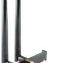 Ziyituod WiFi Card 5400Mbps PCIe WiFi 6E Card, Bluetooth 5.3, Intel WiFi 6E AX210 Chip, Tri-Bands(6GHz/5GHz/2.4GHz) Wireless WiFi 6 Card for PC, Support Windows 11/10(64Bit) (RED)