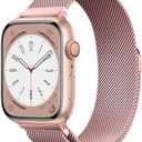 Original Milanese Loop Band Compatible with Apple Watch 38mm 40mm 41mm 42mm 44mm 45mm 46mm 49mm - Women & Men Magnetic Closure Adjustable Metal Strap for iWatch Series 10 9 8 7 6 5 4 3 2 1,Ultra,SE