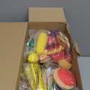 KidKraft 115-Piece Deluxe Tasty Treats Pretend Play Food Set, Plastic Grocery and Pantry Items, Gift for Ages 3+