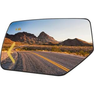 Driver Side Mirror Replacement for 2015 2016 2017 2018 2019 2020 Cadillac Escalade Chevrolet Suburban Tahoe GMC Yukon-Yukon L - Left Side, with Power Heated & Blind Spot & Signal Light