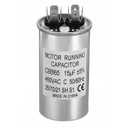 PATIKIL 15uF 5% 15MDF 450V AC Fan Start Capacitor, CBB65 Circular Run Capacitor for AC Motor Run Air Conditioner Cool Heat Pump Condenser Straight