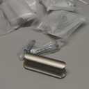 Asidrama 10 Pack 2 inch Brushed Satin Nickel Kitchen Cabinet Knobs Dresser Knobs Drawer Knobs Cabinet Hardware Zinc Knobs