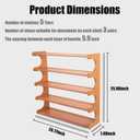 Shoe Rack,5 Tier Shoe Organizer Storage Shelf,Bamboo Narrow Shoe Closet,Small Space Shoe Rack,for Entryway Closet 26.77×7.48×25.98inch, 5 Tier-26.77" Wide