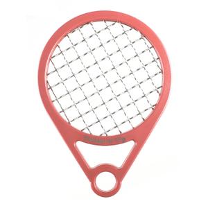 Twist It Up Comb (Red Desires) - Alternative to Hair Sponges, Creates Curls and Twists for Black Men, Tennis Racket Design