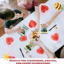 MAPDTWO 36 Packs Valentines Cards for Kids - Monster-style Trucks Valentines Day Card for Kids School Boys Classroom Party Favors - 3.2''x 4.7'' Exchange Monster Vehicle Cards & Stickers, Envelopes