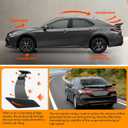 JMTBNO 57 Inch Universal Rear Spoiler Wing,Carbon Fiber Car Wing Trunk Spoiler Aleron Trasero Compatible with 2018-2022 8th Gen Camry LE SE XLE XSE TRD 2018-2022 10th Gen Honda Accord