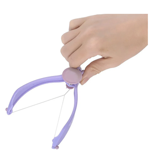 Facial Hair Epilator for Women with Threading Removal Tool, Portable Size for Facial Neck Hair (Blister Packaging)