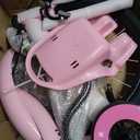 KEANO Zinnia 14 16 20 Inch Kids Bike for Girls Ages 3-10 Years, Girls' Bikes with Training Wheels, Streamers, Basket and Doll Seat, Children Bicycles (Pink)