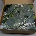 N&T NIETING 2 Pack Artificial Eucalyptus Garland with Lights, 6FT Artificial Greenery Garlands, Battery Operated Twig Vine for Room Stairs Mantle Wedding Holiday Mothers Day Decoration Indoor Outdoor