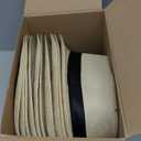 Haysandy 10 Pack 1920s Fedora Hats for Men Short Brim Sun Panama Hats for Men Women Party Costume