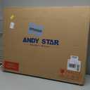 ANDY STAR Gold Bathroom Mirrors for Over Sink, 24x32 Inch Brushed Gold Wall Mirror, Rectangular Metal Framed Vanity Mirror -Modern Clean Design with Superior Stainless Steel Frame