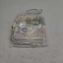 CAMTOP Clear Backpack Heavy Duty Transparent Bag for Stadium Events See Through BookBag for Student School Work Festival Sport Travel (Beige)