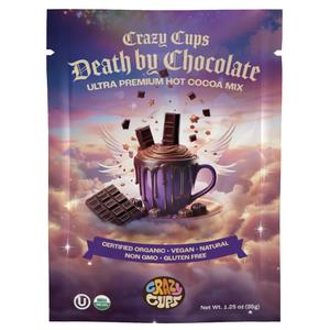 Crazy Cups Ultra Premium Hot Chocolate Mix, Dairy Free, Organic Vegan Hot Chocolate Packets, Non GMO Rich Hot Cocoa Mix 8 Packets, BB 2026