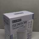 ELPHECO Bathroom Trash can Motion Sensor, Automatic Garbage can, Slim Plastic Smart Trash Bin with Lid, Commercial Intelligent Wastebaskets for Bedroom, Bathroom, Office, Grey, 2 Gallon