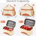 WOOMADA Insulated Lunch Bag For Women - Leakproof Adult Lunch Box With Adjustable Strap, Ideal For Office, Picnic, Hiking, Beach - Stylish Cooler Tote Bag