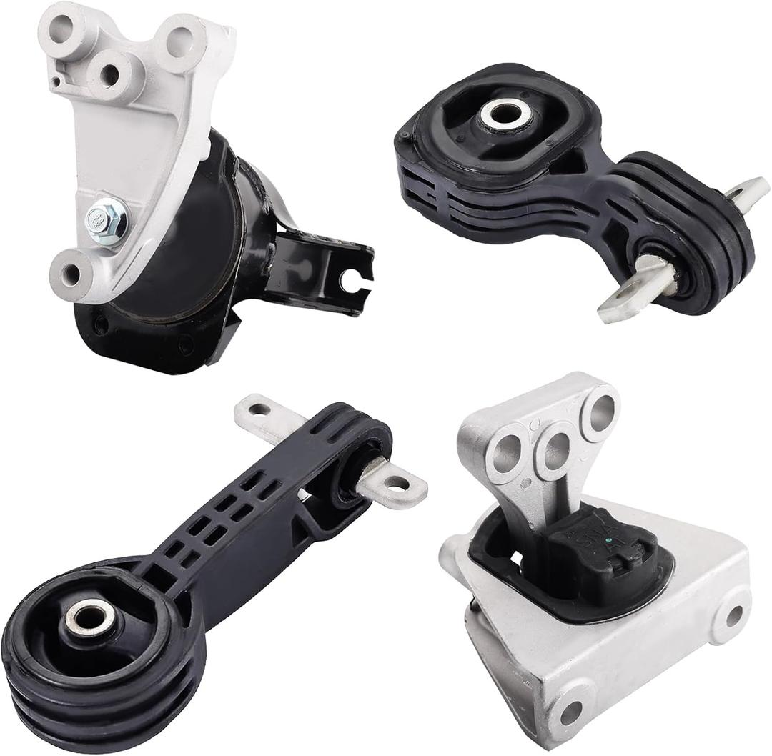 Engine Motor and Trans Mount Set of 4 Compatible with 2006/ 2007/ 2008/ 2009/ 2010 Ho~N~Da Civic 1.8l Automatic Transmission Replaces # A4530 A4534 A4546 A4543