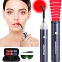 Infrared Red Light Therapy Device for Joints & Muscles Pain Relief, 460:630:660:850:900nm Cold Sore Canker Fever Treat, Portable Near Infrared Wand for Face & Body Mouth Nose Effective 2 in 1 Modes