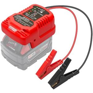 Xinriga Jumper Cables Compatible with Milwaukee 18V Battery Jumper Starter 11AWG 1.2FT Auto Booster Cable for Jump Starting Car Using Tool Batteries (Battery not Included)