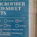 CHOEGOBEST Easy Care Luxury Microfiber Extra Soft and Cooling Bed Sheet Set with Deep Pockets (Coronet Blue, Full Set of 4)