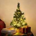 Artificial Christmas Tree for Home Office Decoration Mini Ornaments