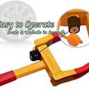 Zento Deals Security Tire Clamp - Heavy Duty Anti- Theft Vehicle Wheel Lock for Car Trailer