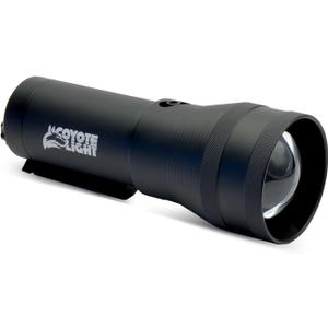 HME COYOTE LIGHT Pro Durable Lightweight Portable Adjustable Intensity Rechargeable Night Vision Hunting Flashlight | Batteries, Case, Handle, 1" Scope Mount & Charger Included, White LED