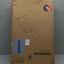 ANGELBLISS Baby Bouncer, Portable Bouncer Seat for Babies, Infants Bouncy Seat with Wood Grain Base, Natural Vibrations (Grey)