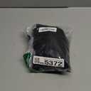 WDIRARA Women's High Waisted Slit Harem Pants Bow Tie Drawstring Cropped Trousers (Black, L)