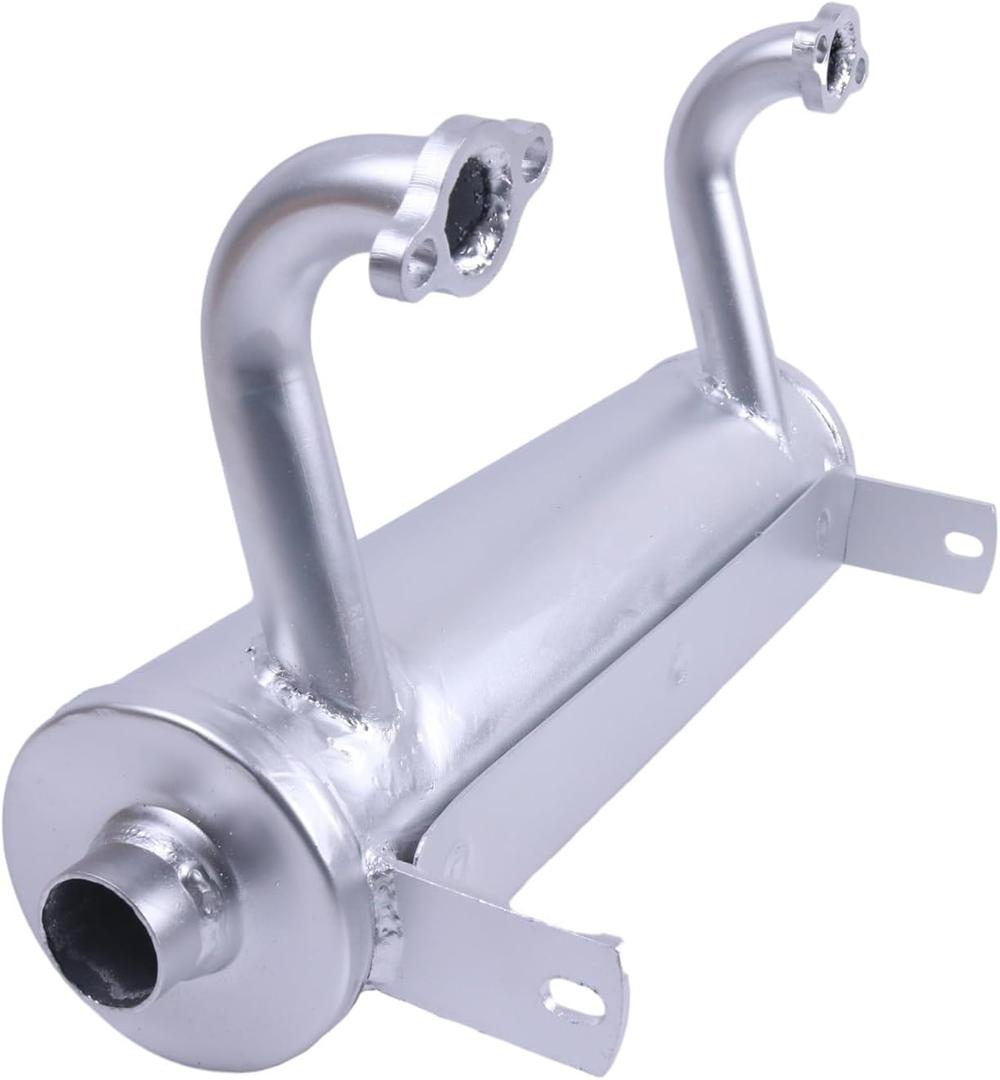 IEQFUE High Mount Muffler 49070-0877 490700877 Compatible with Kawasaki 726CC 651V 691V 730V
