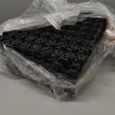 ToLanbbt Modular Interlocking Cushion 12P 11.8" x 11.8" Interlocking Rubber Floor Drain Holes Non-Slip Splicing Drainage Mats for Deck, Shower, Kitchen, Drain Pool, Sauna Bath, Indoor Outdoor (Black)