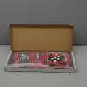 Christmas Card Holder Display, Card Holder Wall Display, Merry Christmas Wooden Decor, Xmas Hanging Picture Holders with 24 Photo Clips, Xmas Decor for Wall Door Window Home