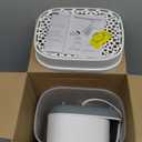 HAUTURE Bottle Sterilizer and Dryer, 6-in-1 Baby Bottle Sterilizer (Esterilizador de Biberones), 10 Bottles Capacity, Electric Steam Bottle Sanitizer for Baby Bottles, Breast Pump Parts & Pacifiers (White)