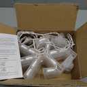 Brightown Christmas Snowflake Lights Outdoor, 72 LED 20" Folding Big Snowflake Hanging Light, Waterproof Christmas Decorations Window Lights for Indoor House Porch Eave Pergola, Pure White